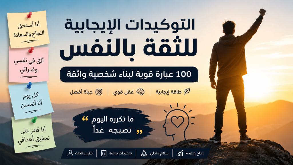 التوكيدات الإيجابية للثقة بالنفس